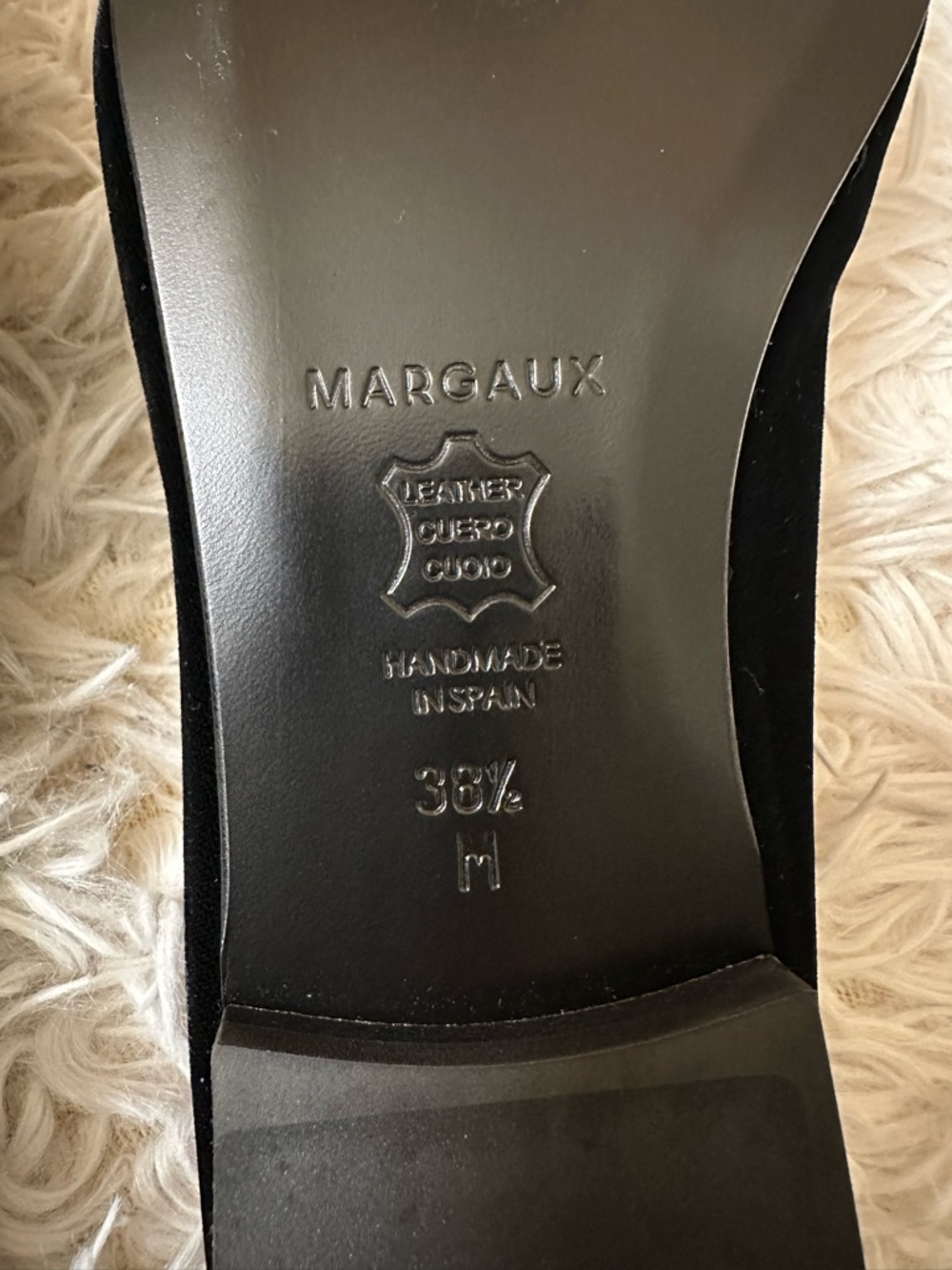 Margaux x Alex Mill The Clara Velvet Slip On Mules in black size 38.5 - Picture 7 of 7